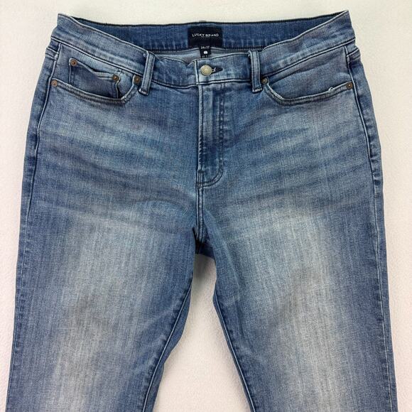 Lucky Brand Men's Easy Rider Boot Cut Light Wash Denim Jeans Size 34x32 - Picture 2 of 14